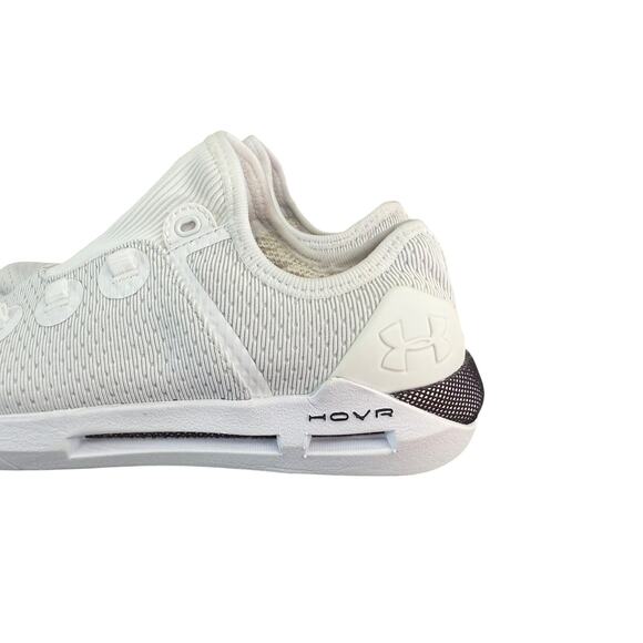 Under Armour UA Instant Icon Hovr Slk Shoes Womens 8 White Gym Run Work No Laces - Picture 6 of 10